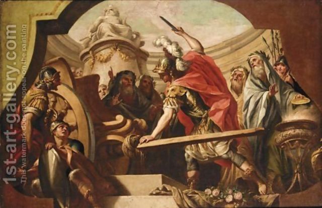 Alexander cuts the knot