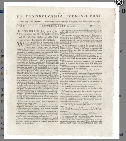 Decleration of Independence