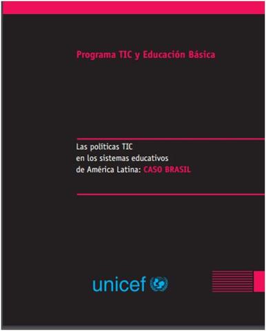 Texto Las políticas TIC en los sistemas educativos de América Latina: Caso Brasil" , acessível em https://goo.gl/gpqUql. Aqui, pude ter uma visão geral das iniciativas públicas e os desafios para se implementar a TIC na educação brasileira.