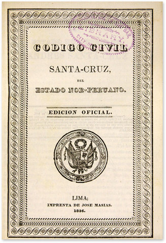 Código Civil y Procedimientos Judiciales de Santa Cruz