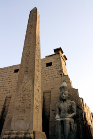 The first obelisks are erected