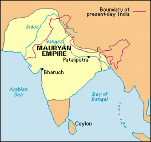 Chandragupta Mauryan creates Mauryan Empire