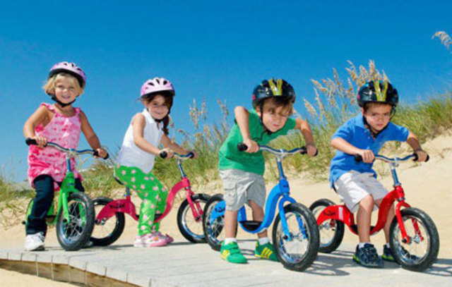 aprendí andar en bicicleta