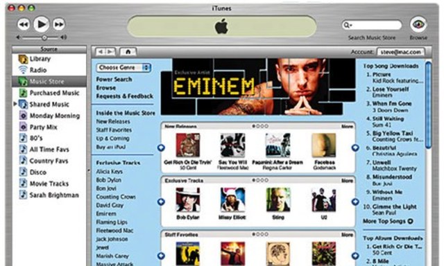 iTunes Music Store is intorduced