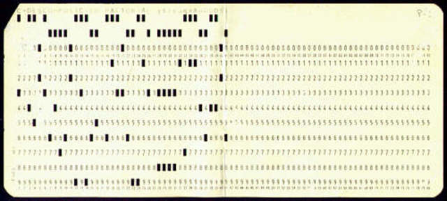 Tarjetas perforadoras