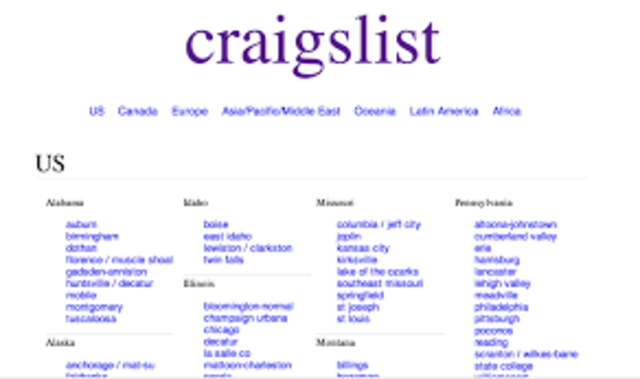 Craigslist launch