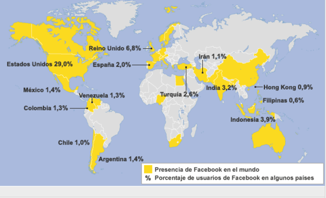 Facebook En El Mundo
