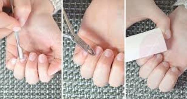 limpieza de uñas