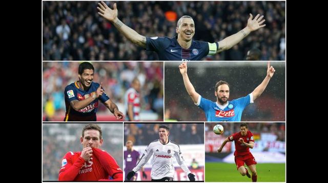 goleadores de las ligas de europa