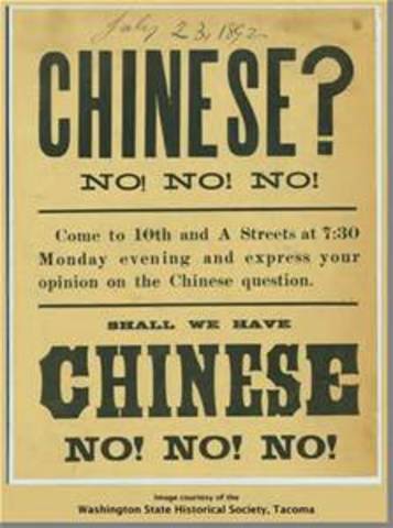 chinease exclusion act of 1882