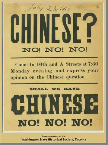 Chinese Exclusion Act of 1882