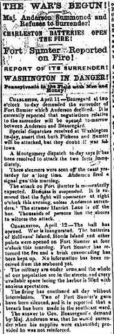 War in the south/Charleston