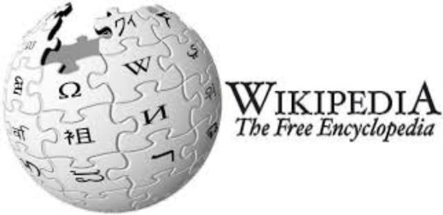 The launch of Wikipedia