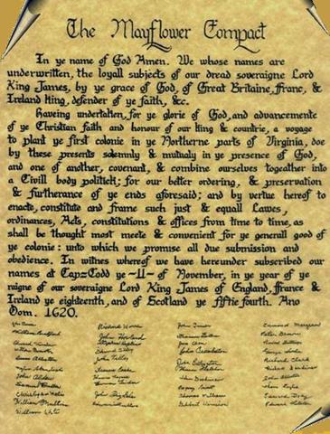 Mayflower Compact Written