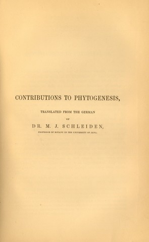 Matthias Jacob Schleiden