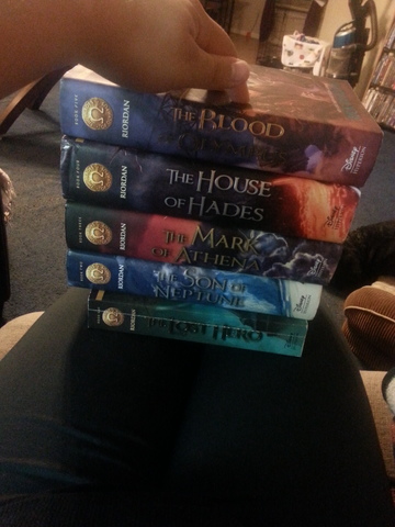 Heros of Olympus series- Rick Riordan
