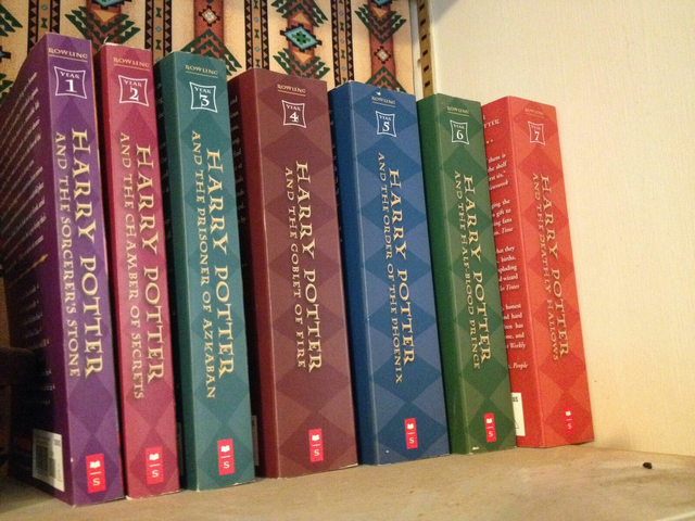 Harry Potter series- J.K. Rowling