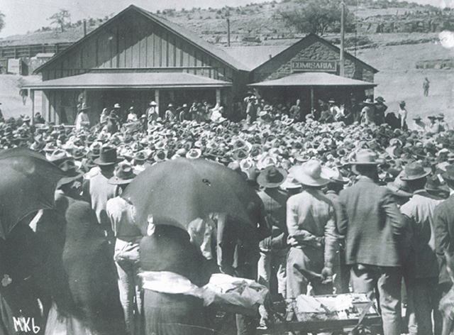 La huelga de Río Blanco.