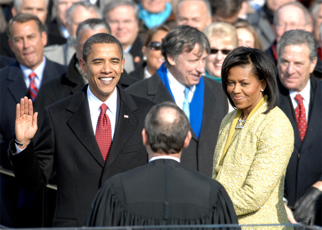 Barack Obama is Sworn In to Office