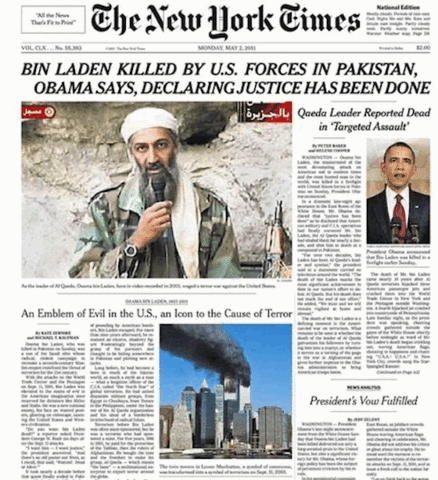 Osama Bin Laden killed