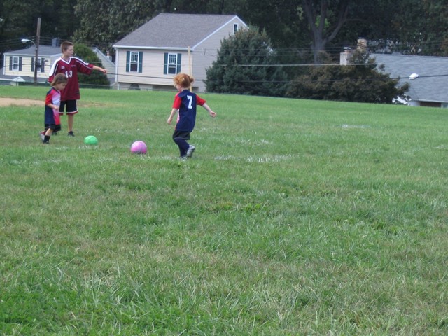 My first soccer game