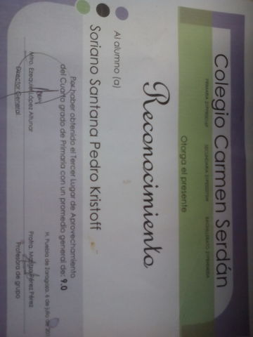 Estuve en la Escuela " Carmen Serdan "