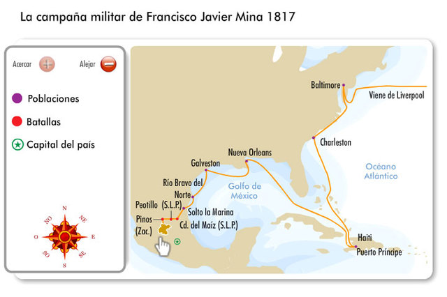 campaña militar de Javier Mina