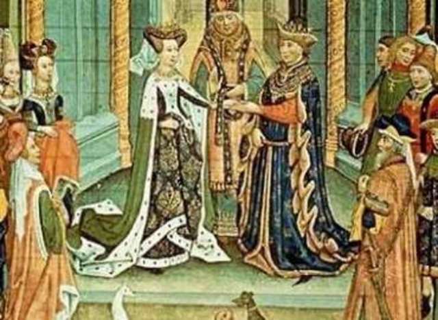 King Philip and Cleopatra get married
