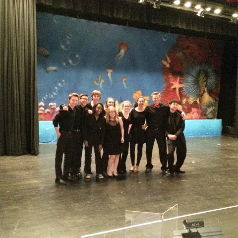 I was selected to perform in the pit orchestra.