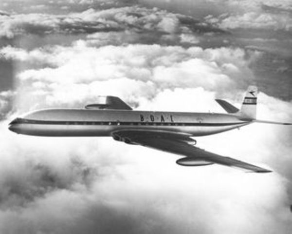 First ever commercial jet flight