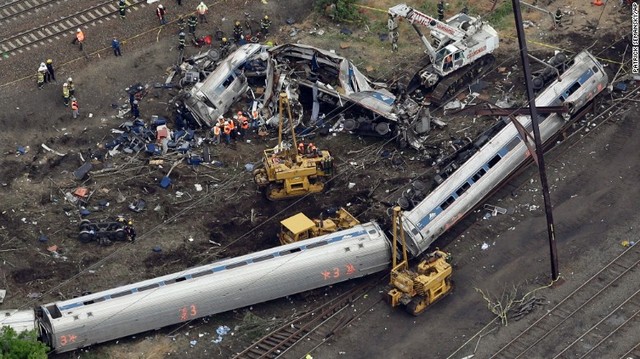Amtrak Train Crash https://en.wikipedia.org/wiki/2015_Philadelphia_train_derailment