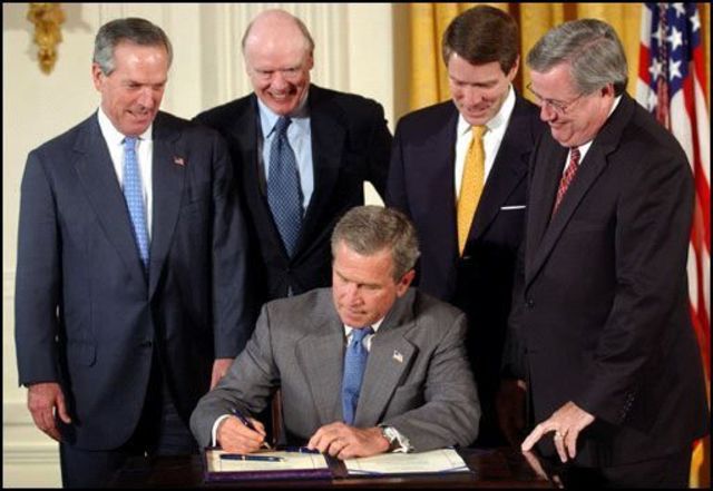 President Bush Signs $350 Billion Tax-Cut Bill
