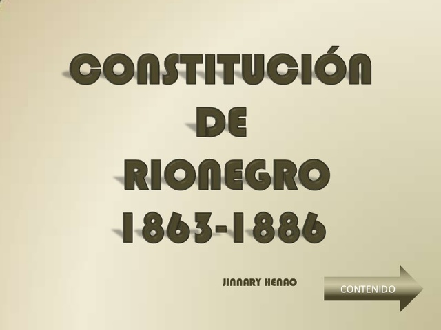 Constitución de Rionegro
