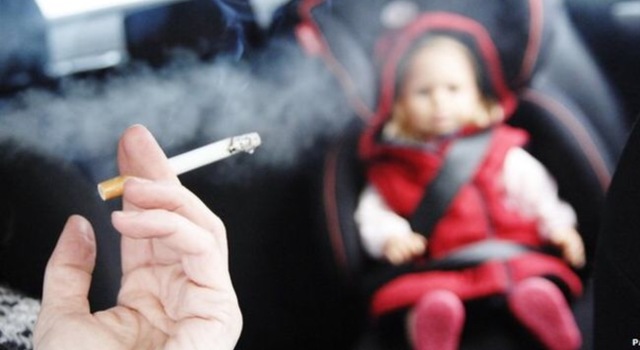 Ban on Smoking in Cars with Children present