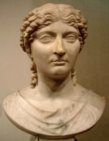 Agrippina, Claudius' wife.