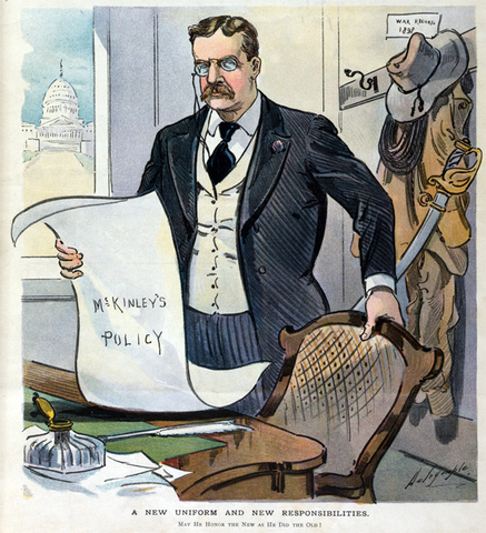 Named President after McKinley was assassinated