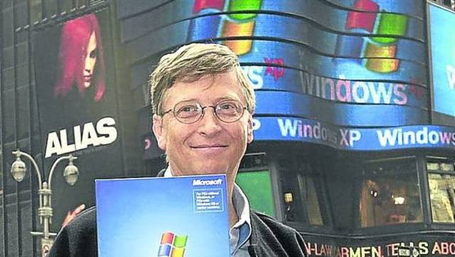 Bill Gates anuncia Windows xp