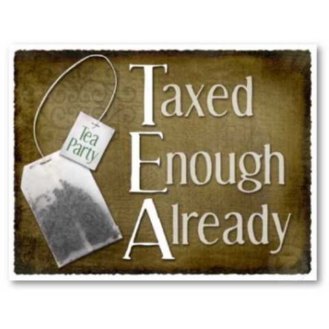 Tea Tax (patriot reaction?)