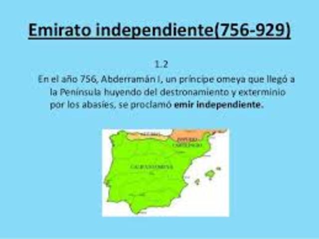 Emirato independiente del Califato de Damasco.