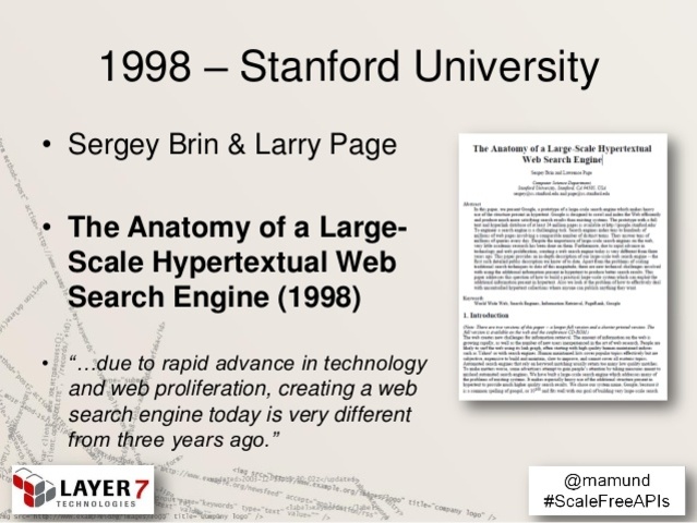 Primer artículo de Google