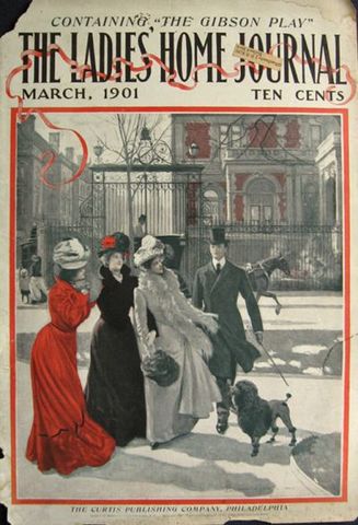 Publica dos artículos en "Ladies home journal"