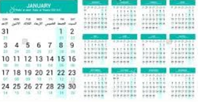 The beginning of the islamic calendar