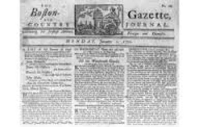 Anuncio publicado por la gaceta de boston