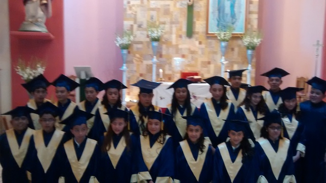 me gradué de primaria