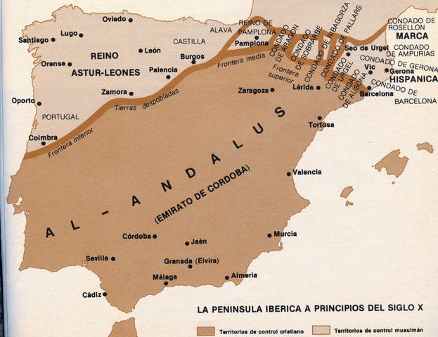 La caída del reino visigodo