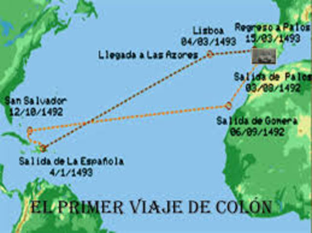 Primer viaje de Cristóbal Colón