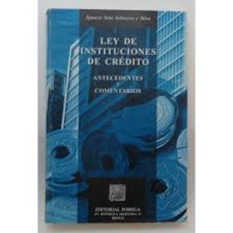Ley de instituciones de créditos