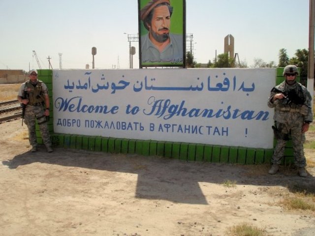 My dad went to Afghanistan.