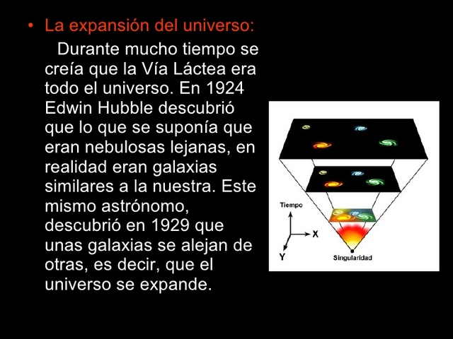 EL UNIVERSO ESTA EN EXPANCIÓN