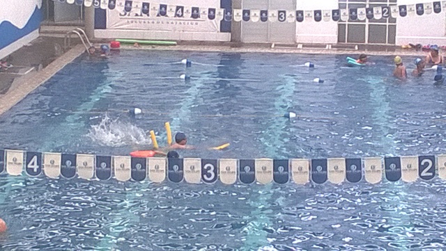 mi primer dia de natacion